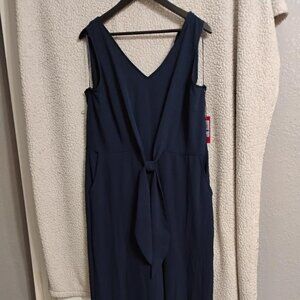 Vince Camuto Jumpsuit Navy NWT XL